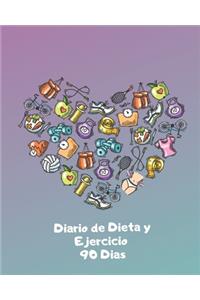 Diario de Dieta y Ejercicio 90 dias