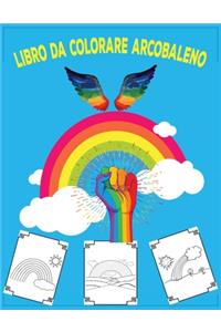 Libro da colorare arcobaleno
