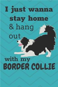 I Just Wanna Stay Home And Hang Out With My Border Collie
