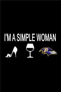 Christmas I'm A Simple Women Football Baltimore-Raven