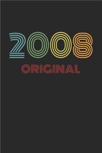 Original 2008 Retro Daily Planner - 52 Weeks