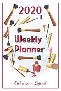 2020 Weekly Planner Esthetician Legend