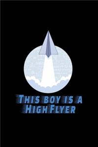 Funny School Flying Paper Cute This Boy High Flyer