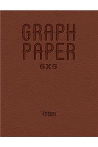 Graph Paper 5x5 Notebook