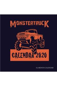 Monster Trucks Calendar 2020