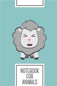 Notebook for Animals