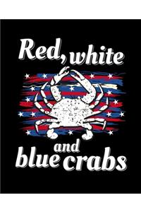 Red White and Blue Crabs