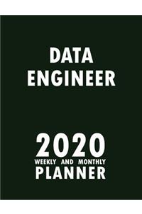 Data Engineer 2020 Weekly and Monthly Planner