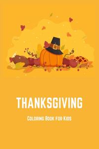 Thanksgiving Coloring Book for Kids