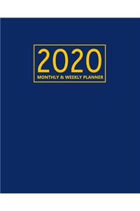 2020 Weekly & Monthly Planner