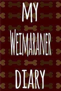 My Weimaraner Diary