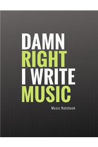 Damn Right I Write Music