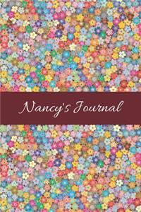 Nancy: Cute Personalized Name Journal for Women & Girls - Blank Lined Gift Notebook/Diary for School, Work or Home