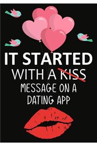 It Started With a Kiss Message on a Dating App