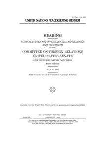 United Nations peacekeeping reform