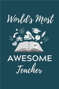 World's Most Awesome Teacher