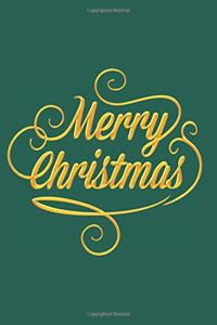 Merry Christmas Notebook Journal