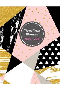 Three Year Planner 2019 - 2021 Mukhtar