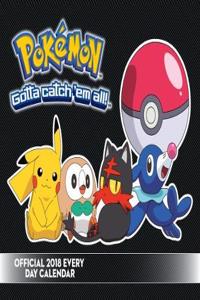 Pokemon Official 2018 Desk Block Calendar - Page-A-Day Desk