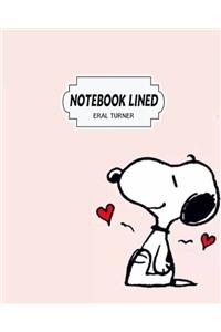 Notebook Lined Snoopy 01
