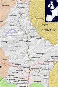 Modern Day Color Map of Luxembourg Journal