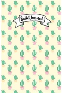 Bullet Journal: Cute Cactus: Notebook, Bullet Journal Dotted Grid, 100 Pages (5.5 X 8.5)