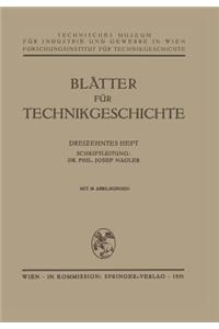 Blätter Für Technikgeschichte