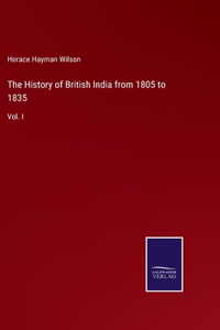 History of British India from 1805 to 1835