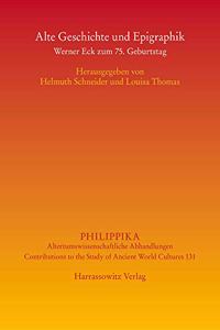 Alte Geschichte Und Epigraphik
