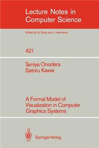 Formal Model of Visualization in Computer Graphics Systems