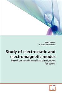 Study of electrostatic and electromagnetic modes