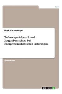 Nachweisproblematik und Gutglaubensschutz bei innergemeinschaftlichen Lieferungen