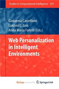 Web Personalization in Intelligent Environments