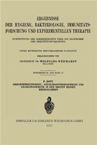 Geburtenhäufigkeit, Säuglingssterblichkeit und Säuglingsschutz in den Ersten Beiden Kriegsjahren