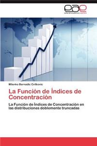Función de Índices de Concentración