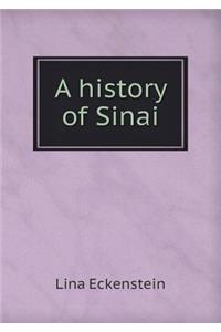 A History of Sinai