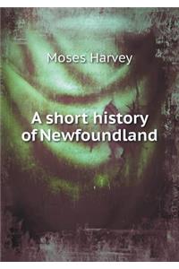 A short history of Newfoundland