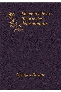 Éléments de la Théorie Des Déterminants