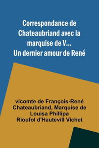 Correspondance de Chateaubriand avec la marquise de V... Un dernier amour de René