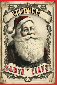 vintage santa claus grayscale coloring book