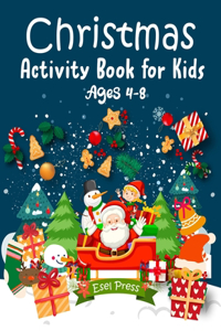 Christmas Activity Book for Kids Ages 4-8