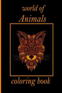 world of Animals coloring book