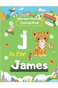 Alphabet Animals Coloring Book