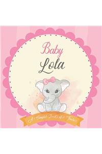 Baby Lola A Simple Book of Firsts: First Year Baby Book a Perfect Keepsake Gift for All Your Precious First Year Memories