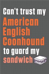 Can't trust my American English Coonhound to guard my sandwich