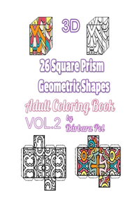 3D - 26 Square Prism Geometric Shapes
