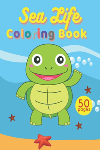 Sea Life Coloring Book