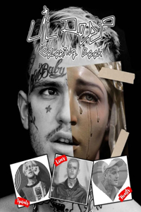 Lil Peep Lines Spirals Hearts Coloring Book