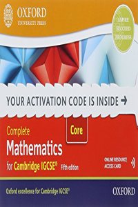 Complete Mathematics for Cambridge IGCSE® Student Book (Core): Online Student Book (Core and Extended Mathematics for Cambridge IGCSE)