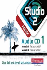 Studio 2 Rouge Audio CDs (Pack of 3) (11-14 French)